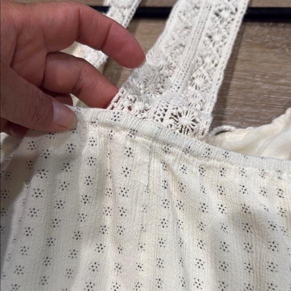 ILLA ILLA Size Small Cream Midi Dress - Picture 7 of 14